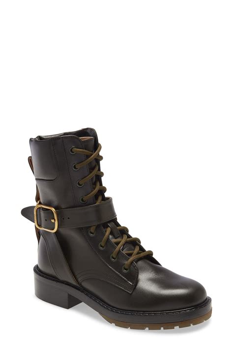 chloe riding boots|chloe combat boots.